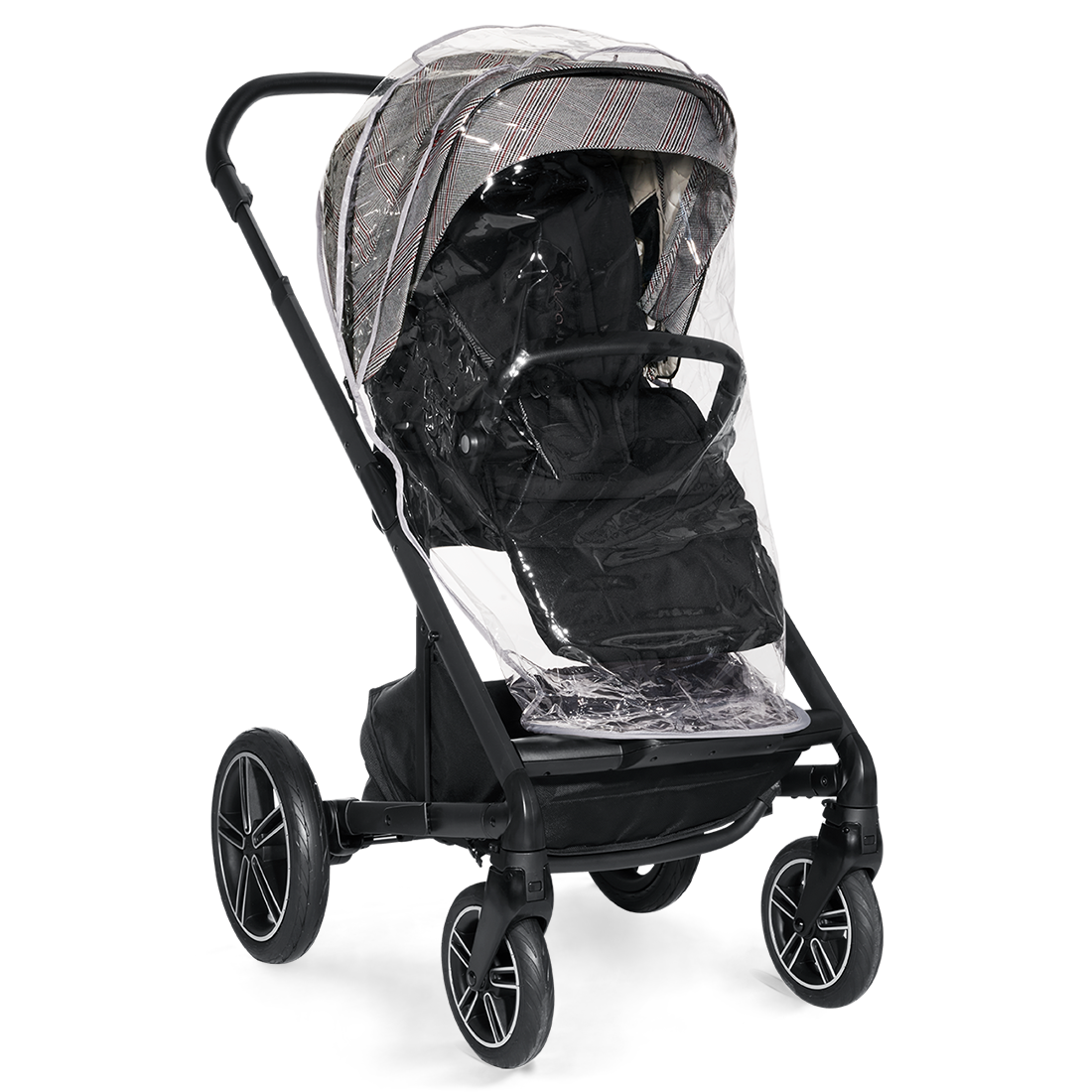 Nuna Mixx Next Baby Stroller-Height Adjustable Parent Handle Bar-Big Rear Wheels-Includes Rain Cover & Post Adaptors-2 Years Warranty-Pram for 0 to 4Y (Upto 22 Kg)