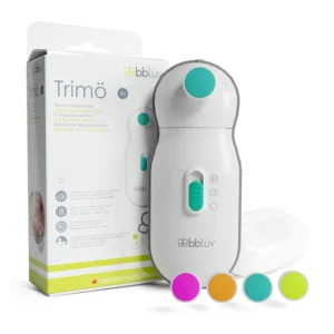 bbluv Trimo Baby Electric Nail Trimmer - White