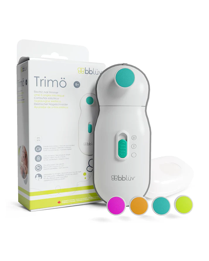 bbluv Trimo Baby Electric Nail Trimmer - White