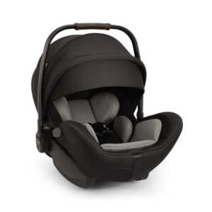 Nuna Arra Flex Baby Car Seat-Rear Facing-Flat Recling Seat 157 Degrees-3 Positions Recline-10 Positions Adjustable Headrest-For 0 to 2Y (Upto 13 Kg)-Caviar