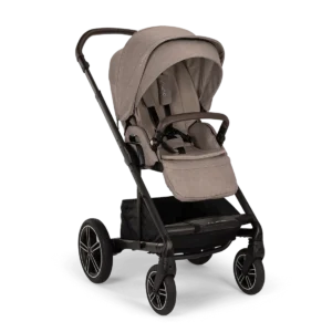 Nuna Mixx Next Baby Stroller-Height Adjustable Parent Handle Bar-Big Rear Wheels-Includes Rain Cover & Post Adaptors-2 Years Warranty-Pram for 0 to 4Y (Upto 22 Kg) - Cedar