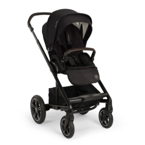 Nuna Mixx Next BMW Collection Stroller-Metal BMW Badge On Window Flap-Exclusvie Wheels With BMW Trinity Pattern-2 Years Warranty-Pram for 0 to 4Y (Upto 22 Kg)-Element