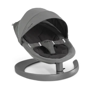 Nuna Leaf Series Canopy-With Mosquito Net & Extra Storage On The Back-Effortlessly Attaches To Bouncer-Cinder