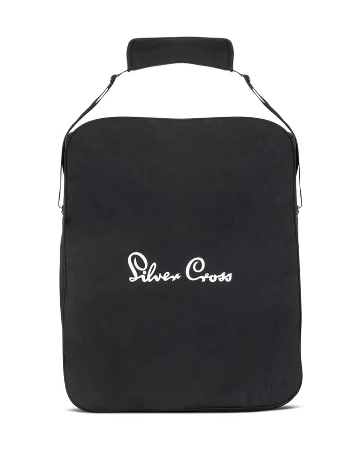 Silver Cross Clic Stroller Bag-PVC Base for Extra Protection-Adjustable Carry Strap-Black
