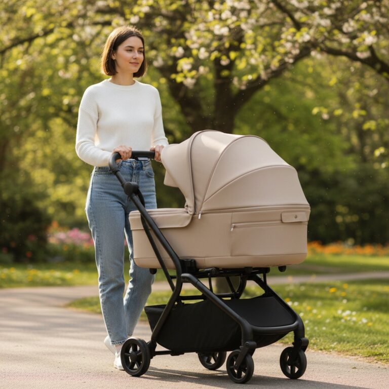 Nia Compact Travel Stroller with Carrycot (6 Piece)